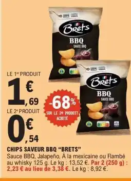 E.Leclerc BRETS Chips saveur bbq offre