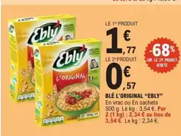 E.Leclerc EBLY Blé l'original offre