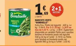 E.Leclerc BONDUELLE Haricots verts offre