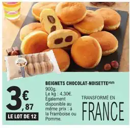 E.Leclerc Beignets chocolat-noisette offre