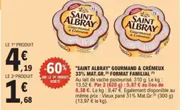 E.Leclerc SAINT ALBRAY Gourmand & crémeux 33% mat.gr.format familial offre