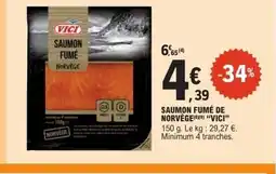E.Leclerc VICI Saumon fumé de norvège offre