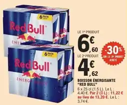 E.Leclerc RED BULL Boisson énergisante offre