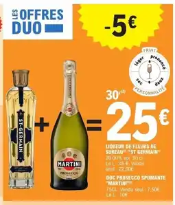 E.Leclerc MARTINI Doc prosecco spumante offre