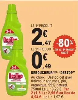 E.Leclerc DESTOP Deboucheur offre