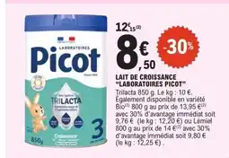 E.Leclerc LABORATOIRES PICOT Lait de croissance offre