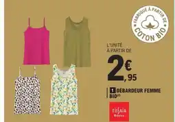 E.Leclerc Débardeur femme bio offre