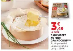 Hyper U CAMEMBERT AU FOUR GRAINDORGE offre