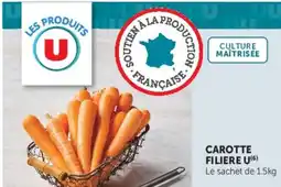 Hyper U CAROTTE FILIERE U offre