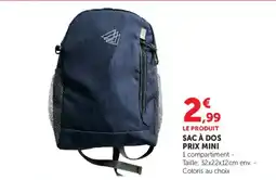 Hyper U SAC À DOS PRIX MINI offre