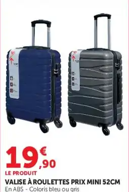 Hyper U VALISE À ROULETTES PRIX MINI offre