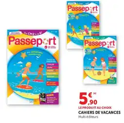Hyper U CAHIERS DE VACANCES offre