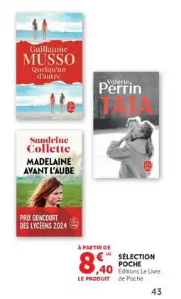 Hyper U SÉLECTION POCHE offre