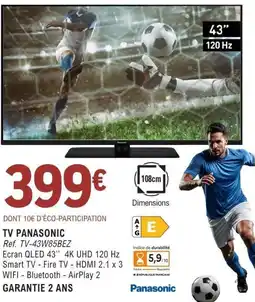 E.Leclerc Espace Culturel TV PANASONIC offre