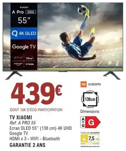 E.Leclerc Espace Culturel TV XIAOMI offre