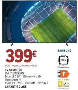 E.Leclerc Espace Culturel TV SAMSUNG offre