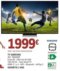 E.Leclerc Espace Culturel TV SAMSUNG offre