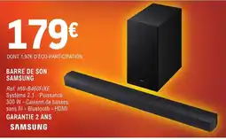 E.Leclerc Espace Culturel BARRE DE SON SAMSUNG offre