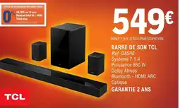 E.Leclerc Espace Culturel BARRE DE SON TCL offre