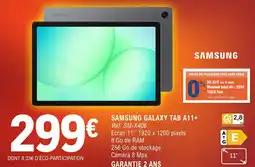 E.Leclerc Espace Culturel SAMSUNG GALAXY TAB A11+ offre