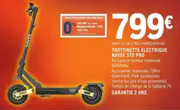 E.Leclerc Espace Culturel TROTTINETTE ELECTRIQUE NAVEE ST5 PRO offre