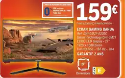 E.Leclerc Espace Culturel ECRAN GAMING DAHUA offre