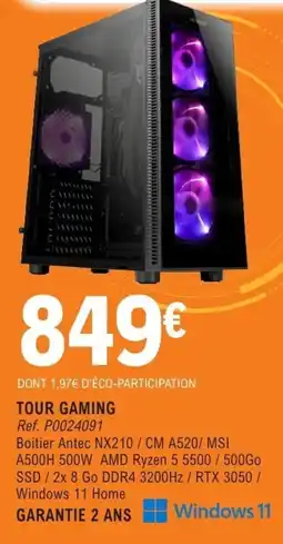 E.Leclerc Espace Culturel TOUR GAMING offre