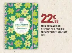 E.Leclerc Espace Culturel MON ORGANISEUR DE PROF DES ECOLES ELEMENTAIRE 2026-2027 offre