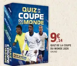 E.Leclerc Espace Culturel QUIZ DE LA COUPE DU MONDE 2026 GRUND offre