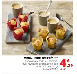 Bi1 MINI MUFFINS FOURRÉS offre