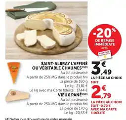 Bi1 SAINT-ALBRAY L'AFFINÉ OU VÉRITABLE CHAUMES offre