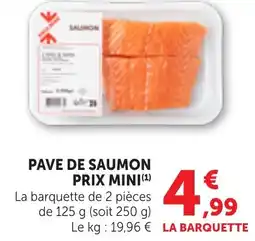 Bi1 PAVE DE SAUMON PRIX MINI offre