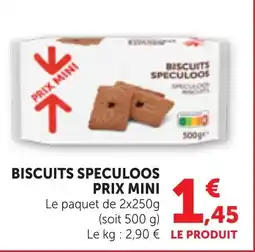 Bi1 BISCUITS SPECULOOS PRIX MINI offre