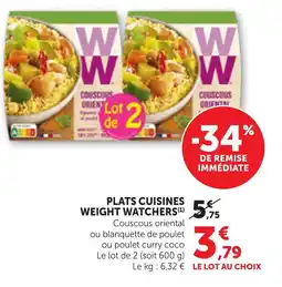 Bi1 PLATS CUISINES WEIGHT WATCHERS offre