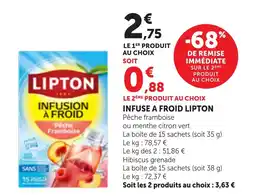 Bi1 INFUSE A FROID LIPTON offre