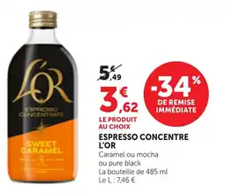 Bi1 ESPRESSO CONCENTRE L'OR offre