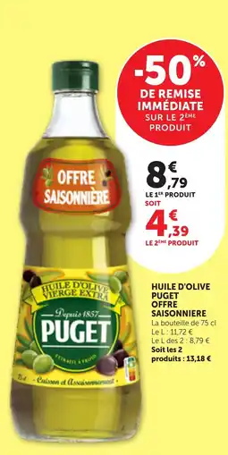 Bi1 HUILE D'OLIVE PUGET OFFRE SAISONNIERE offre