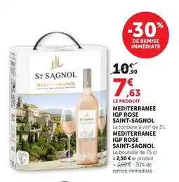 Bi1 MEDITERRANEE IGP ROSE SAINT-SAGNOL offre