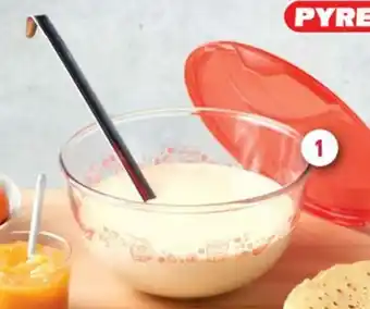 Jatte 2L avec couvercle pyrex