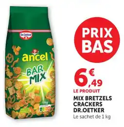 Hyper U Mix bretzels crackers dr.oetker offre