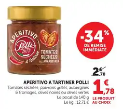 Hyper U Aperitivo a tartiner polli offre