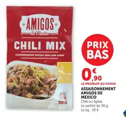 Hyper U Assaisonnement amigos de mexico offre