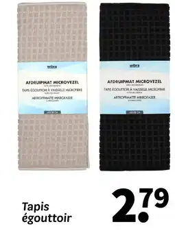 Wibra Wibra tapis égouttoir offre