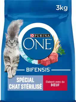Auchan Purina croquettes au boeuf pour chat stérilisé purina one offre
