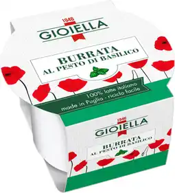 Auchan Gioiella burrata pesto basilic offre