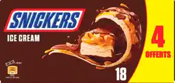 Auchan Snickers barres glacées snickers offre