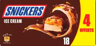 Auchan Snickers barres glacées snickers offre