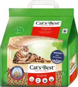 Auchan Cat s best litière végétale cat's best original offre