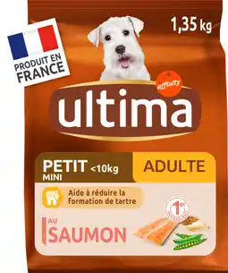 Auchan Ultima croquettes au saumon pour petit chien ultima offre