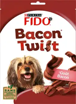 Auchan Purina friandise bacon twist fido purina offre